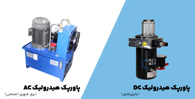 مقایسه پاورپک هیدرولیک AC و DC - کاربردها و تفاوت‌ها